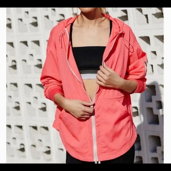 Run Wild Jacket In Vivid Coral Sizes 